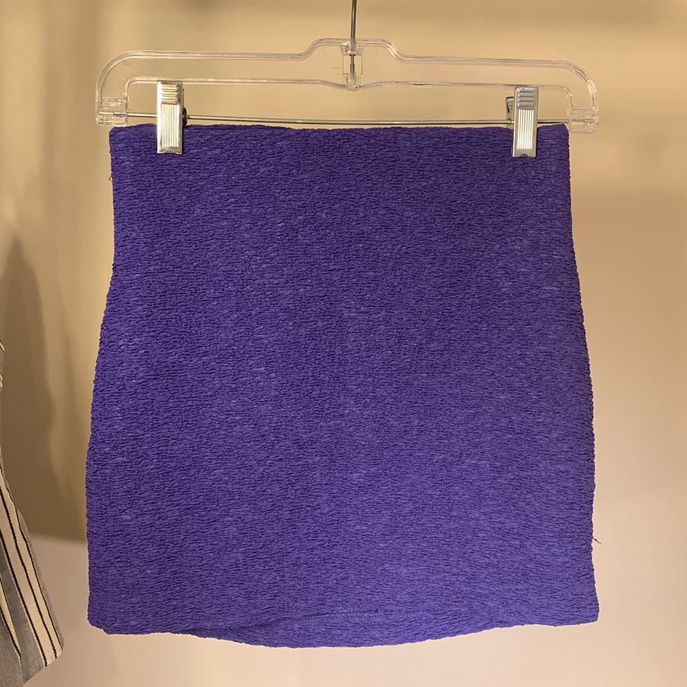 BCBGeneration Purple Bodycon Miniskirt